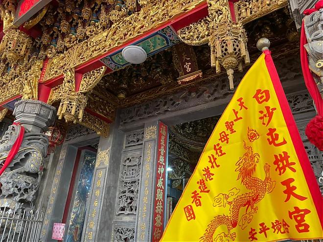 白沙屯妈祖进香轻骑趣接驳车
