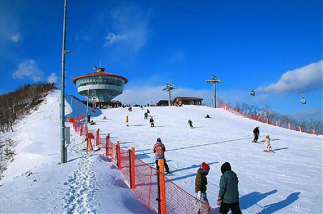 韩国江原道High 1滑雪4日游滑雪祭GOGOSKI（首尔出发/中文服务/五星饭店3晚）