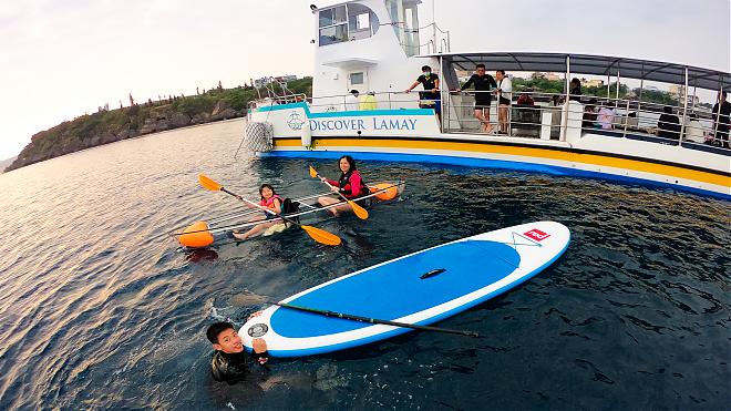 【海上畅玩】小琉球透明独木舟+SUP+浮潜+半潜艇玩到爆