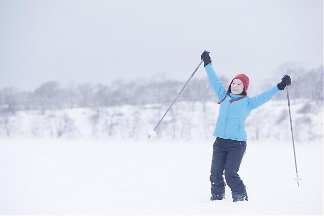 雪地散步体验。札幌【莫埃来沼公园】