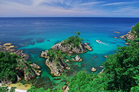 【日本鸟取百景】浦富海岸游览船．一览山阴松岛