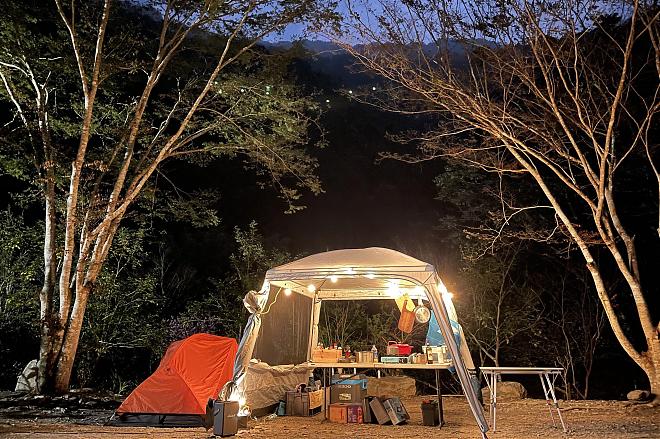 南投武界自行车溯溪．星空露营团｜野外私厨&石板BBQ