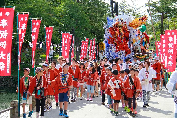 日本东北夏日山形新庒祭典2日游｜银山温泉.新庒祭指定观赏席.藏王御釜(仙台出发)