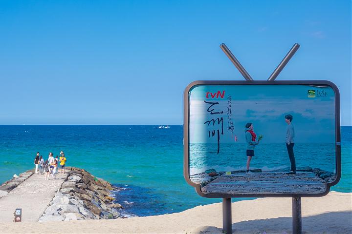 韩国江陵x东海2日游｜BTS公共汽车站、注文津海边