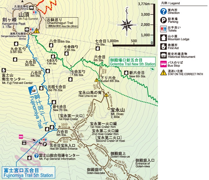 2026富士山登山2天1夜富士宫线+机加酒5日自助游(中文向导)