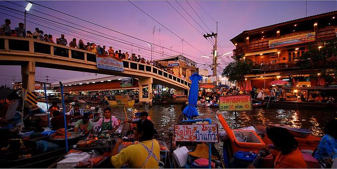 Bangkok, Thailand | Amphawa Afternoon Tea and Double Floating Market Day Tour