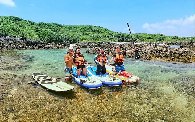Kenting Little Bali Island SUP｜Secret Glass Sea & Explore the Unique Coral Reefs
