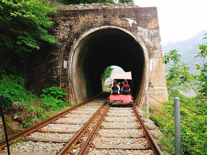[Minimum 2 people/Depart from Seoul] Fairytale Swiss Village, Gangchon Rail Bike, and Garden of Morning Calm Day Trip