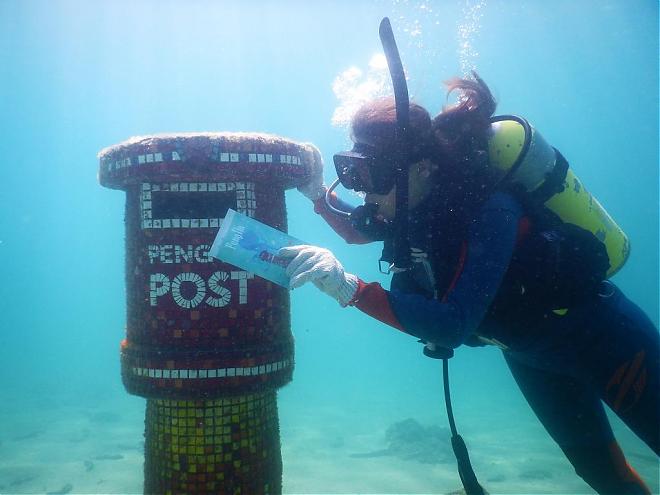 Penghu Diving Experience: Undersea Mailbox Photos & Postcards | No Diving License Required