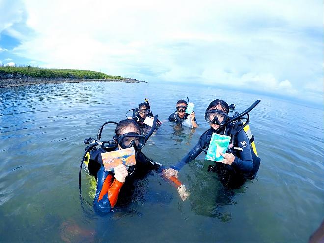 Penghu Diving Experience: Undersea Mailbox Photos & Postcards | No Diving License Required