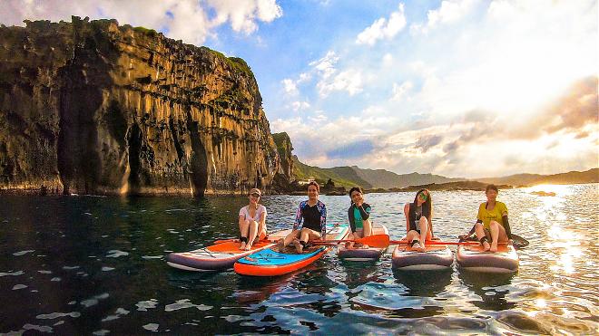 Shen'ao Cape Elephant Trunk Rock SUP Water Sports | The Latest Capybara Check-in Spot