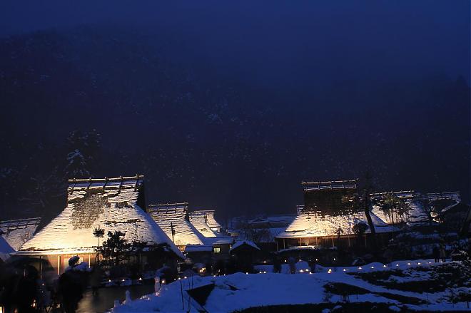 Departing from Osaka and Kyoto | 2026 Miyama Thatched Sato Winter Light Corridor x Ine Funaya x Amanohashidate One-Day Tour