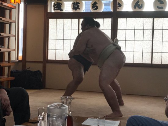 Experience Traditional Japanese Sumo Wrestling and Chankonabe in Asakusa, Tokyo