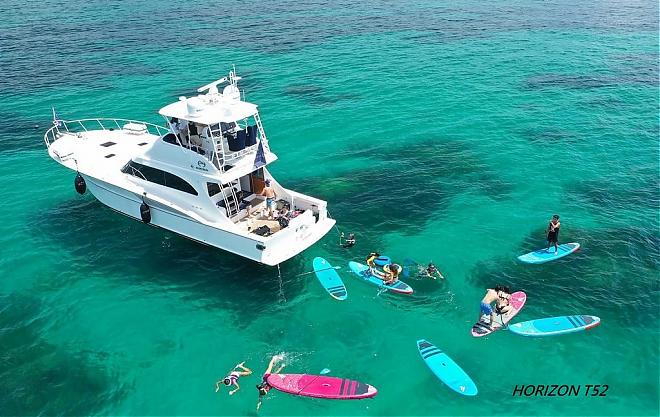 3-Hour Yacht Charter: Penghu Bay Cruise + Mid-Sea Diving + SUP