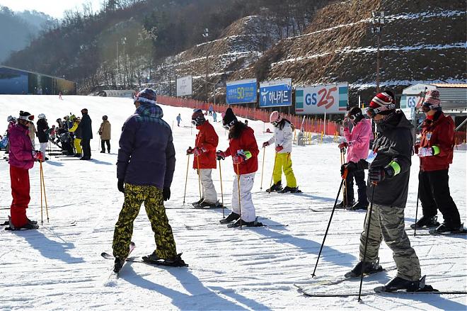 Beginner Ski Day Trip | Gangchon Elysian Resort
