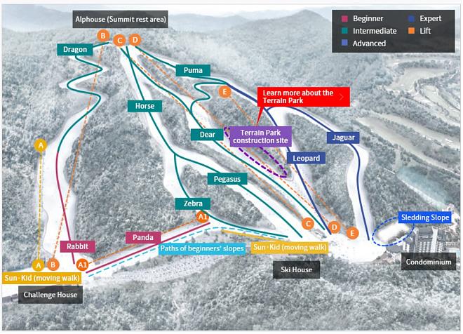 Beginner Ski Day Trip | Gangchon Elysian Resort