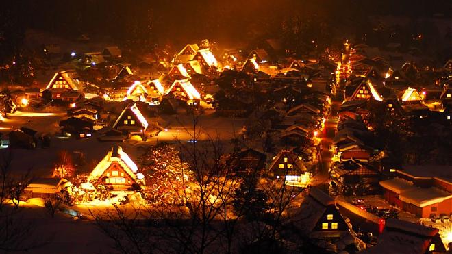 2024 Shirakawa-go Light-up and Takayama Day Tour | Depart from Nagoya (Meal Included/Hida Beef Set Meal)