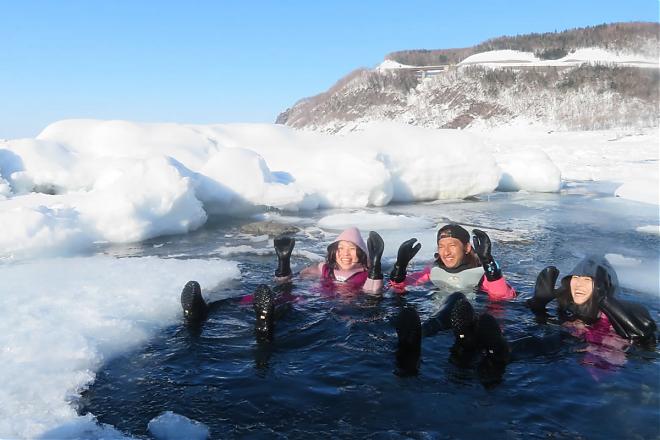Lake Akan. Drift ice walk. Abashiri drift ice boat! Lake Akan and Shiretoko Utoro 3-day 2-night bus tour A007