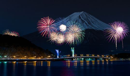 Departing from Tokyo | Mount Fuji: Saiko Gassho Village, Kawaguchiko Winter Fireworks and Hot Springs Day Trip