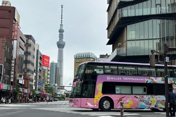 [Departing 11:40] Tokyo Terrace Restaurant Bus / Japanese Set Meal ★ Includes a Free Drink