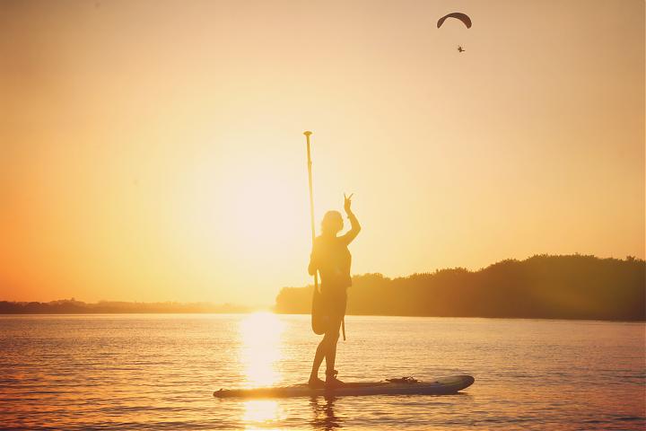 Tainan's Zengwen River SUP Experience | The Most Beautiful Sunset Silhouette. Paddling Year-Round