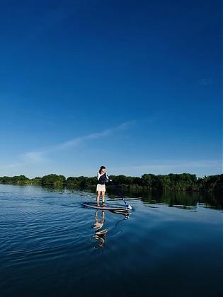 Tainan's Zengwen River SUP Experience | The Most Beautiful Sunset Silhouette. Paddling Year-Round