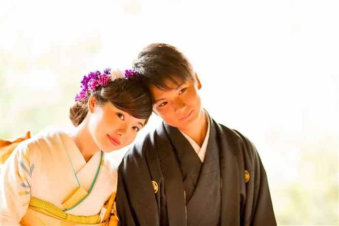 【花嫁 アウトドアフォト】花嫁の小さな幸せ 京都 祇園 着物ウェディングフォト