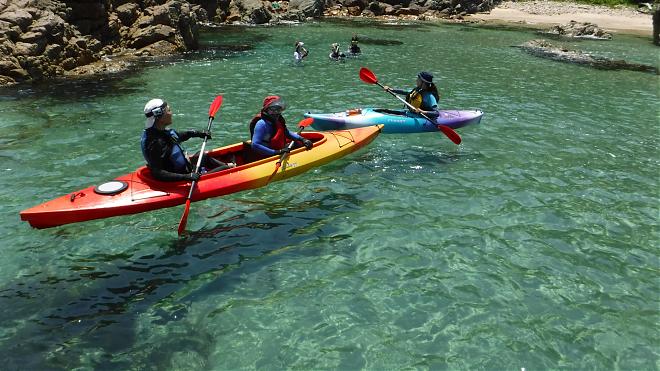 鳥取｜浦富海岸カヌー体験 上級コース