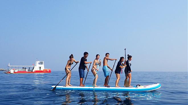 小琉球SUP＋シュノーケリング体験｜半潜水艦で海を満喫！