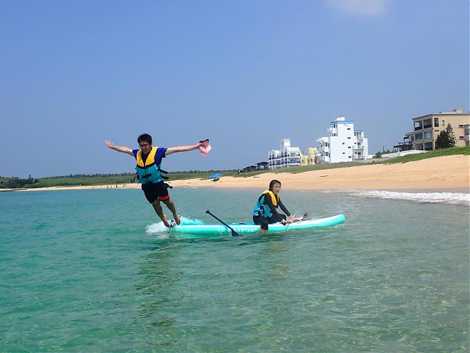 澎湖海中散歩、シュノーケリング、SUP、海賊船クルーズ | 山水ビーチ水上遊覧基地