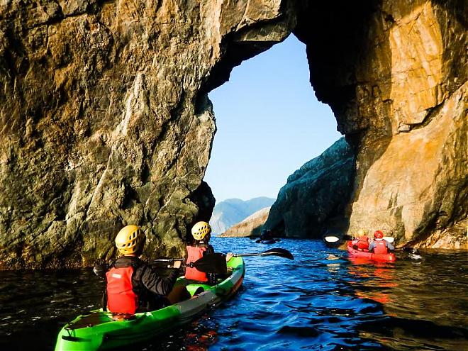 이란 동아오 우얀자오 카누 체험 | 모터보트로 복귀