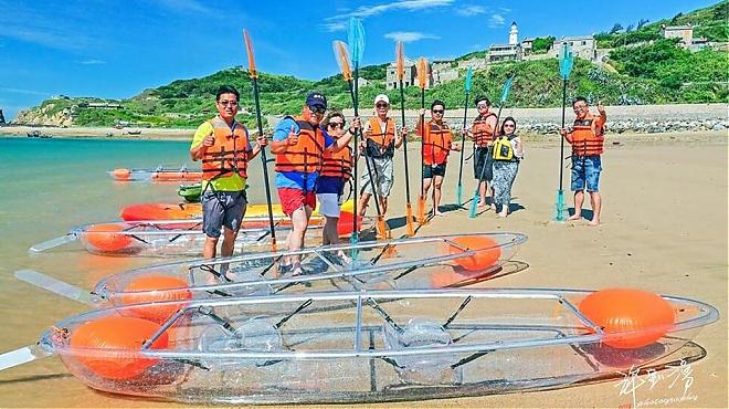 샤오리우추 카누/투명보트 체험 │1.5시간 간편 패들링 플랜