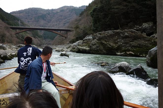 (京都站烏丸口出發)京都嵐山嵯峨野小火車×保津川遊船
