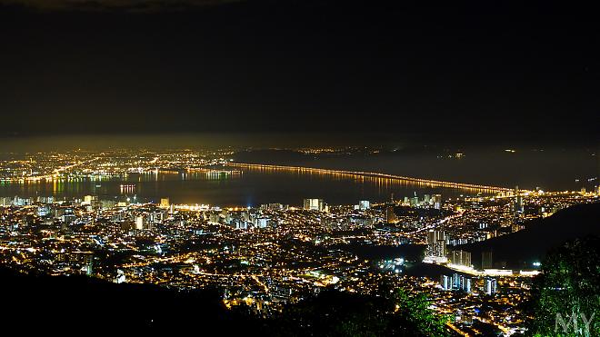 【馬來西亞】夜遊檳城升旗山