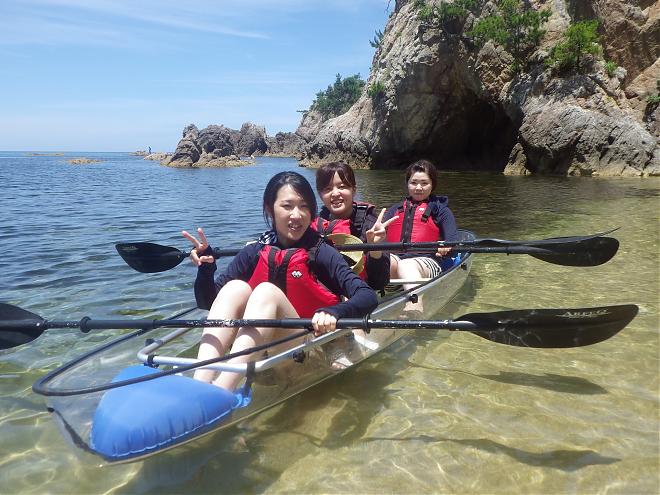鳥取|浦富海岸透明獨木舟體驗