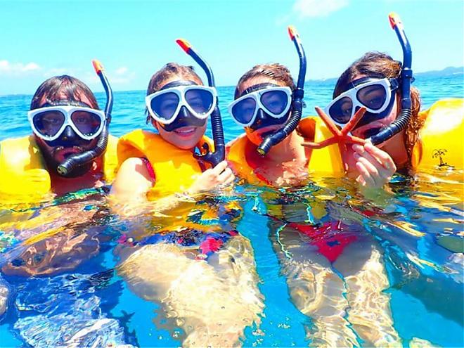 沖繩離島水納島海水浴一日遊(船程15min|近水族館)