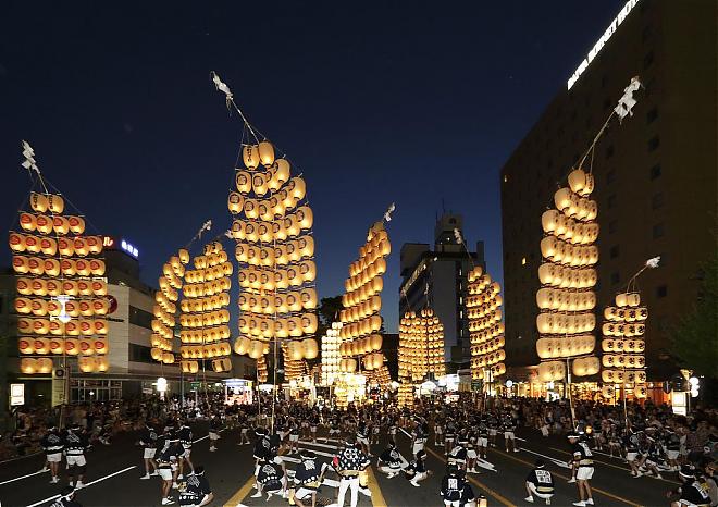 2019日本東北秋田竿燈祭（付費觀覽席+飯店1晚住宿/含早餐）
