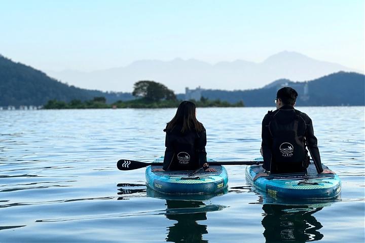 日月潭SUP立槳體驗｜單人一板，2小時漫遊團
