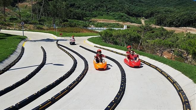 江華島斜坡滑車.鐵道單車.小倉織物體驗館一日遊
